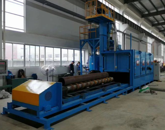 兰州喷砂机在管道除锈中的现场施工应用